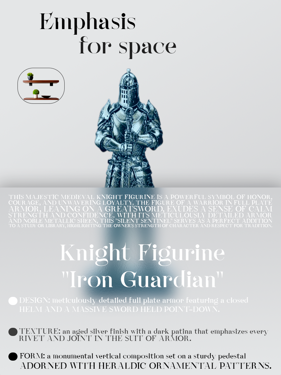 "Vigilant Guard" Gothic Knight Figurine