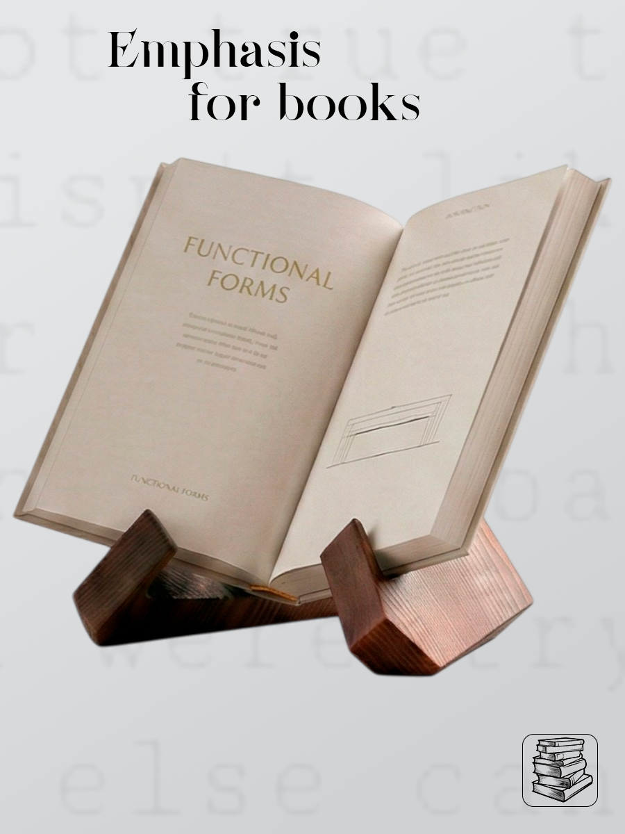 "X-Frame" Universal Wooden Folding Display Stand