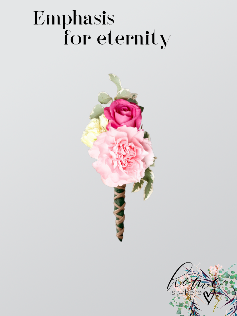 "Timeless Vintage" Artisan Pink Rose Bunch