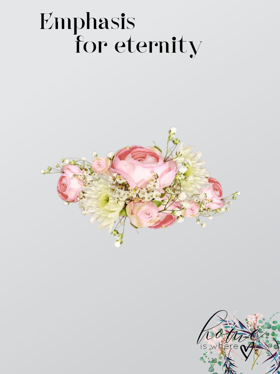 "Pastel Tenderness" Real-Touch Floral Centerpiece