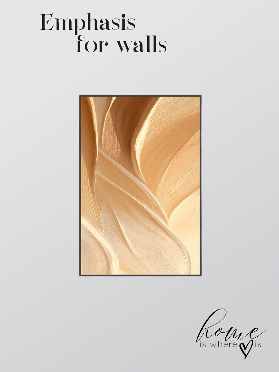 "Desert Dunes" Minimalist Abstract Canvas Art