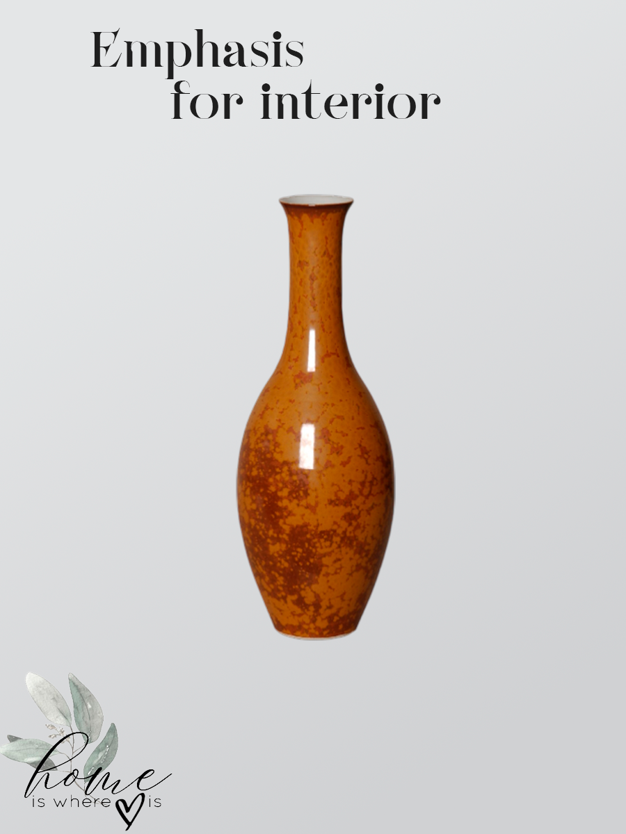 "Golden Ochre" Ceramic Vase