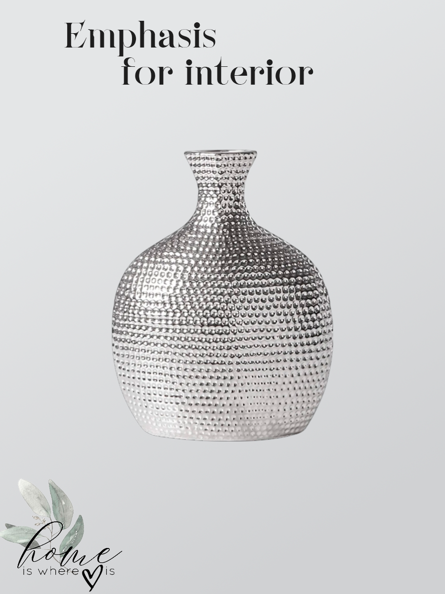 "Celadon" Crackle-Glaze Ceramic Vase