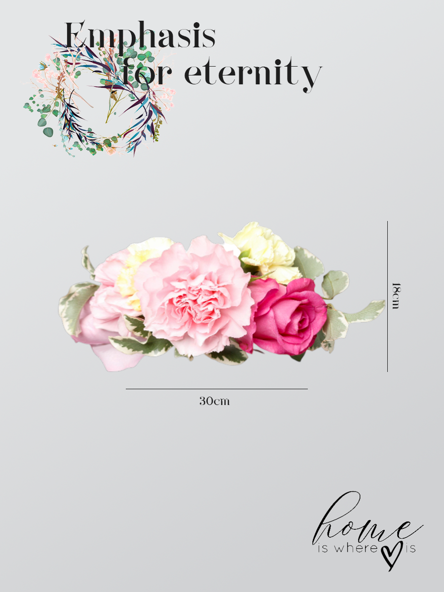 "Pink Etude" Eternal Floral Table Arrangement