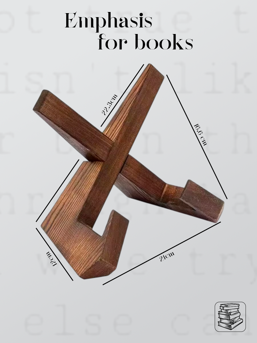"X-Frame" Universal Wooden Folding Display Stand
